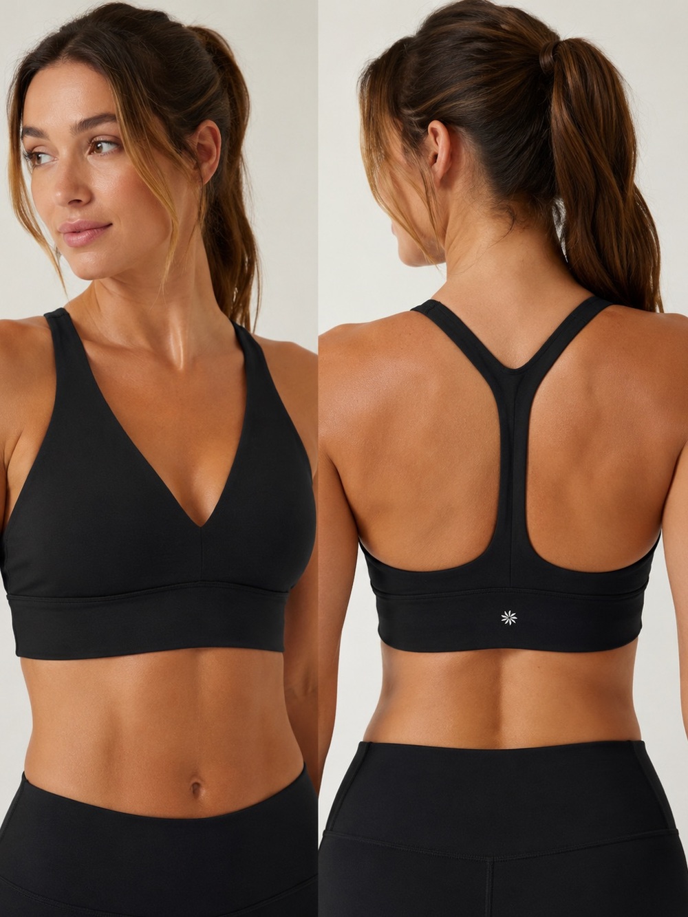 Athleta Serenity Bra in Black- Size Small A-C Cup